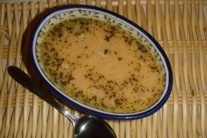 Ciorba de curcan cu tarhon