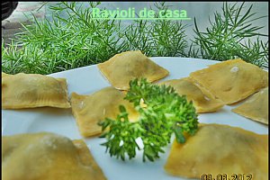 Ravioli de casa - umplute cu ciupeci