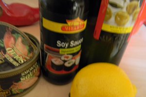 Salata cu calamar afumat