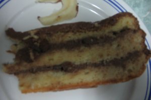 Tort cu ciocolata, rom si stafide (by Oana)
