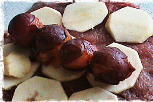 Rulada de porc cu prune