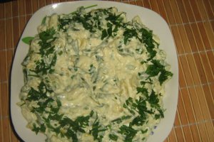 Salata de fasole verde si galbena (cu maioneza)