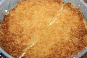Tort cupola cu branza de vaci si fructe
