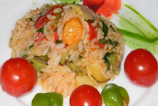 Orez cu legume