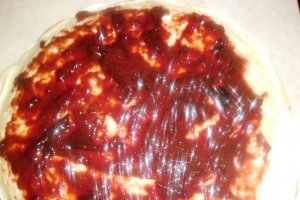 Tort de clatite cu mouse de ciocolata