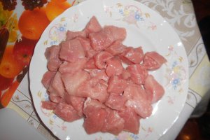 Varza dulce cu carne de porc la cuptor
