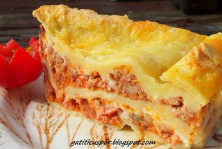 Lasagna cu paste de casa si sos Bechamel