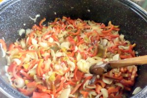 Friptura de fazan cu legume si cus-cus