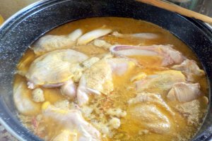 Friptura de fazan cu legume si cus-cus