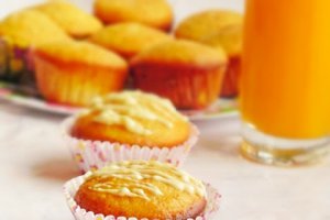 Muffins cu ciocolata alba