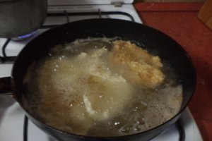 Snitele de pui cu pireu