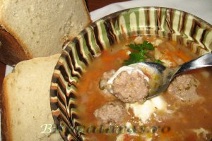 Ciorba cu perisoare de vitel