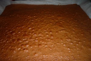 Rulada de ciocolata cu branza dulce si zmeura