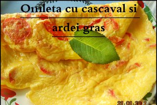 Omleta cu cascaval si ardei