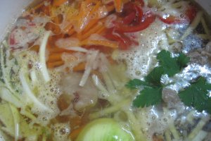 Ciorba a la grec cu conopida