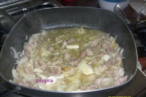 Spanac cu carnita de porc si orez