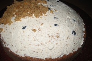 Tort cu ciocolata si afine