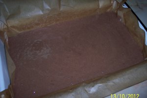 Prajitura cu cacao si budinca de vanilie