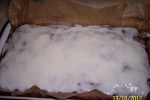 Prajitura cu cacao si budinca de vanilie