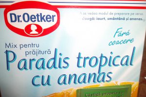 Paradis Tropical cu ananas Dr.Oetker