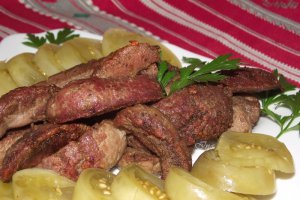 Reteta de fudulii de porc trase la tigaie