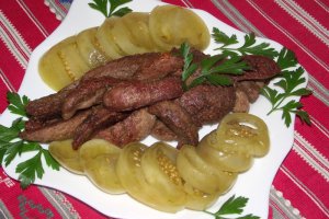 Reteta de fudulii de porc trase la tigaie