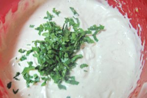 Salata de conopida cu iaurt