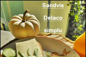 Sandvis Delaco simplu