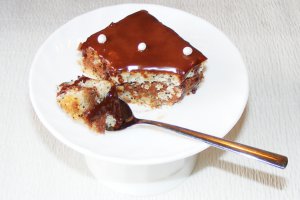 Prajitura cu mac si ganache de ciocolata
