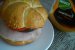 Sandwich cu vinete, cascaval si sunca-5