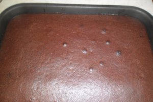 Negresa cu crema de vanilie si lamaie
