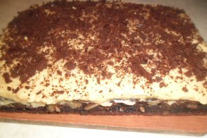 Negresa cu crema de vanilie si lamaie