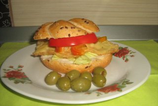 Sandvis cu  omleta