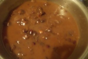 Piept de pui (Soprema de pollo) cu sos de tamarind si chiftelute de dovlecei