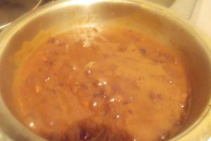 Piept de pui (Soprema de pollo) cu sos de tamarind si chiftelute de dovlecei