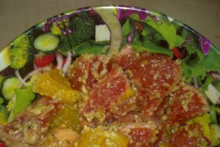 Salata de citrice cu nuci