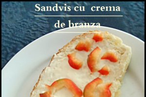Sandvis cu crema de branza