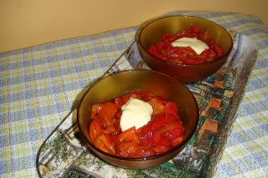Salata de ardei copti