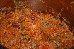 Mancare de linte cu legume