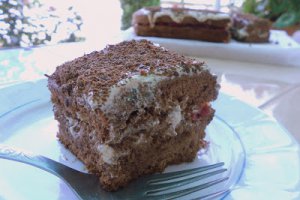 Prajitura cu mousse de cappuccino