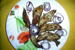 Ficat de gasca [ liba maj ] prajit