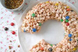 Prajiturica din popcorn -  Haloween popcorn cake