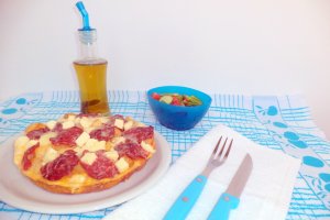 Fritatta cu chorizo si cartofi