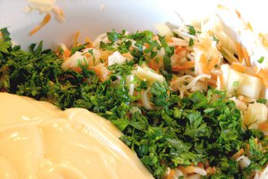 Salata de cruditati cu cartof copt
