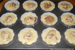 Muffins marmorate cu Nutella