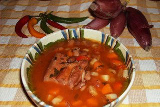 Ciorba de fasole boabe