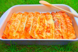 Clatite cu piept de pui si ciuperci