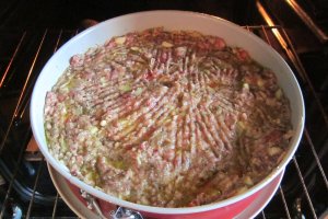 Tarta cu legume de sezon si carne