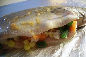Pastrav cu legume la cuptor