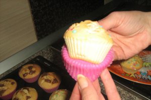 Muffins cu ciocolata